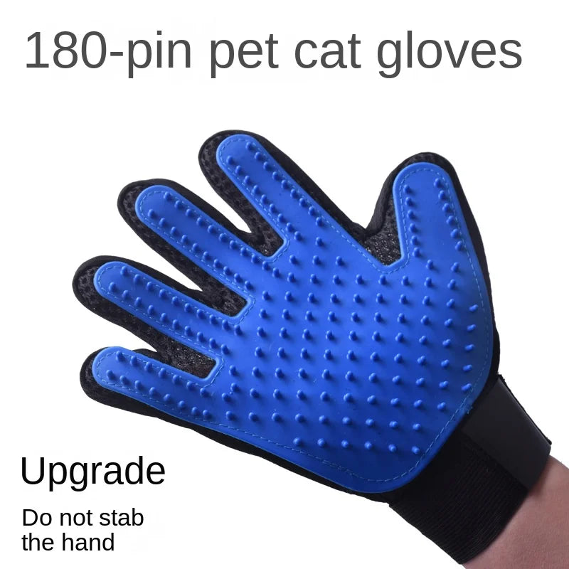 Pet Grooming Glove Brush for Cats and Dogs - 2-in-1 Hair Removal Glove With Massage and Hair Removal Functions Pet Dog Products
