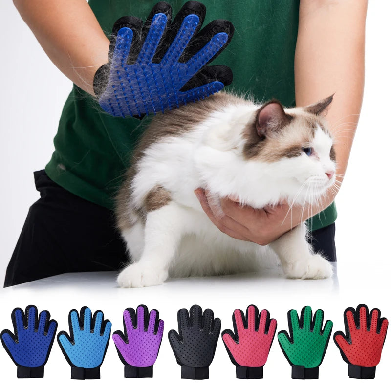 Pet Glove Cat Grooming Hair Deshedding Brush s Dog Comb for s Bath Remover Clean Massage For Animal