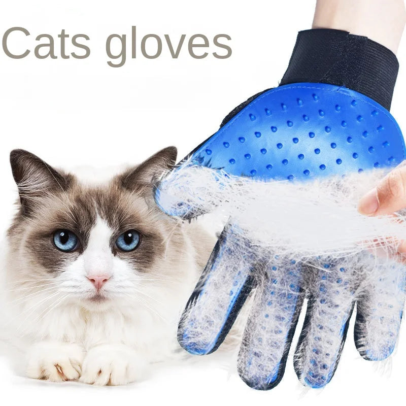 Pet Grooming Glove Brush for Cats and Dogs - 2-in-1 Hair Removal Glove With Massage and Hair Removal Functions Pet Dog Products